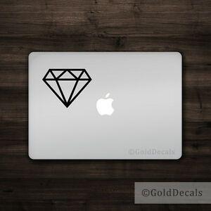 Diamond Apple Logo - Diamond Apple Logo Laptop Vinyl Decal Sticker Macbook Gem