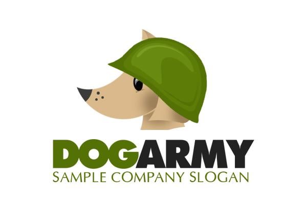 Army Dog Logo - Army Dog | Unique Stock Logo Online in Minutes, Create your brand ...