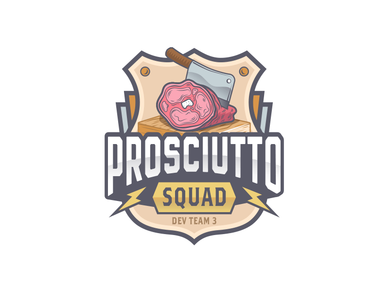 Squad Team Logo - Prosciutto Squad Logo by Lucas Espin | Dribbble | Dribbble