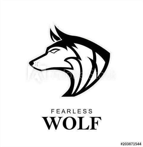 Etc Clothing Logo - Black wolf, Wild wolf. Black wild dog. k- Dog logo, Canine logo