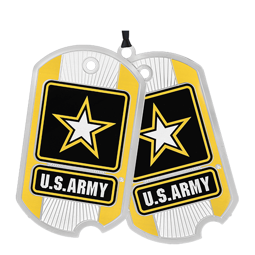 Army Dog Logo - US Army Dog Tags - Beacon Design Handcrafted Keepsakes Since 1976