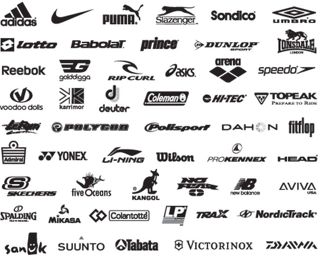 Sportswear Logo - Sportswear Brand Logos. Font Design + Icon + Logo. Icon design