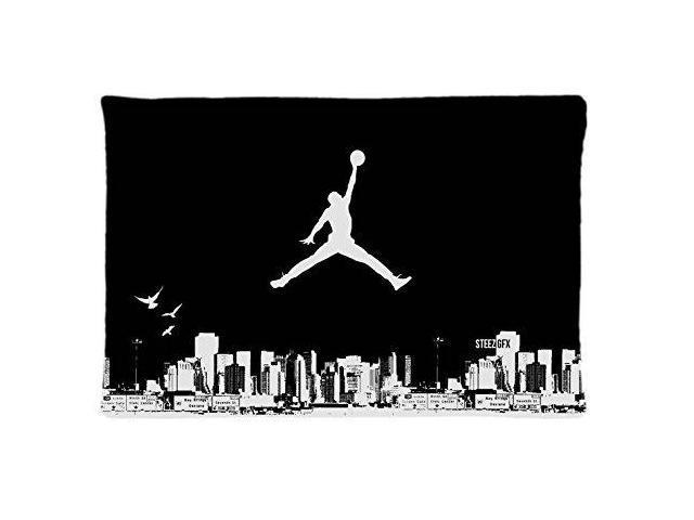 Custom Jordan Logo - Jordan Logo Custom Pillowcase Rectangle Pillow Cases 75*50CM (two ...