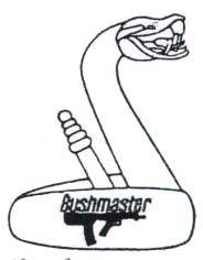 Bushmaster Logo - Stupid question for ya. Bushmaster logo.The rifle below the snake