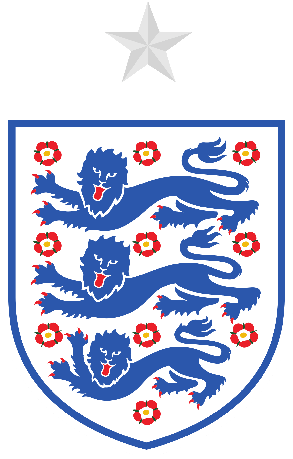 6 Legged Black Lion Logo - England national football team