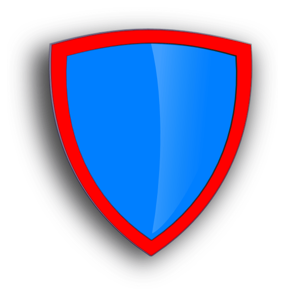 Red Security Shield Logo - Blue Red Security Shield Clip Art Clip Art