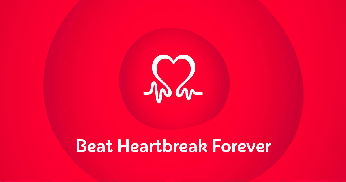 Red Open Heart Logo - British Heart Foundation - Beat heartbreak forever