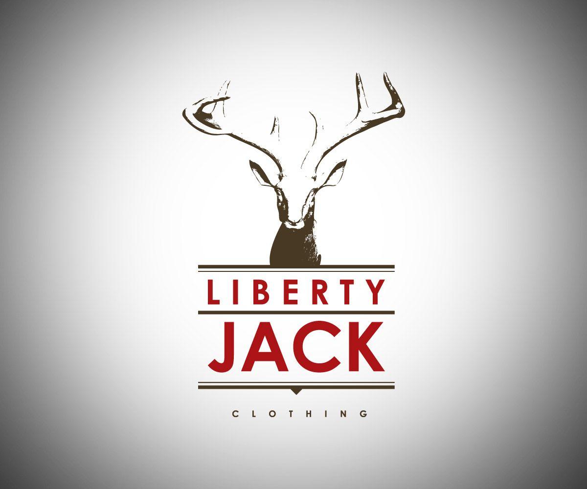 Men's Clothing Logo - Traditional, Personable, Clothing Logo Design for Liberty Jack