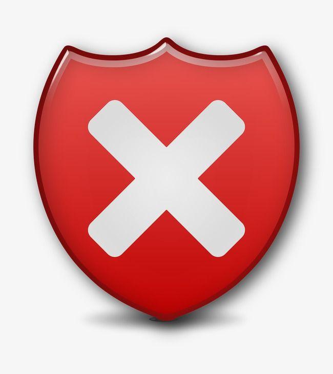 Red Security Shield Logo - Close Security Shield, Shield Clipart, Shut Down, Security Shield