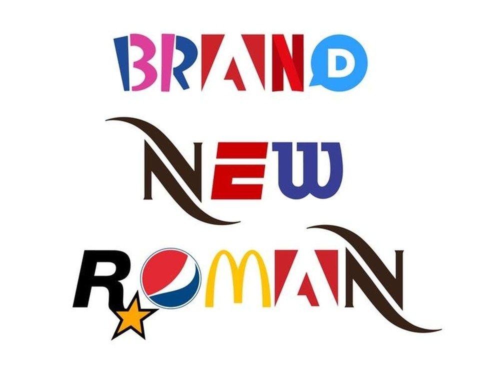 Star Brand Logo - New font remakes the alphabet from leading brand logos. Express & Star