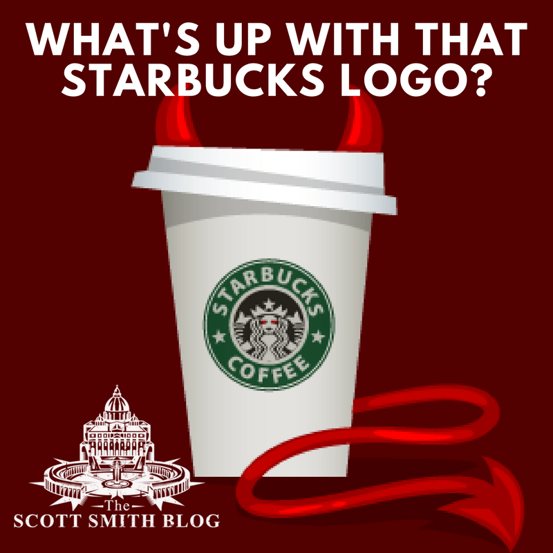 Large Starbucks Logo - The Hidden Evil of the Starbucks Logo - All Roads Lead to Rome