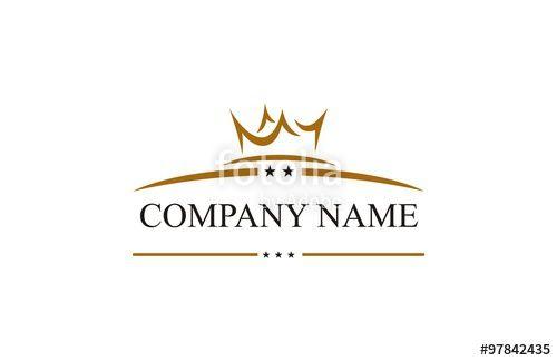 Star Brand Logo - Crown Star Company Logo Stock Image And Royalty Free Vector Files