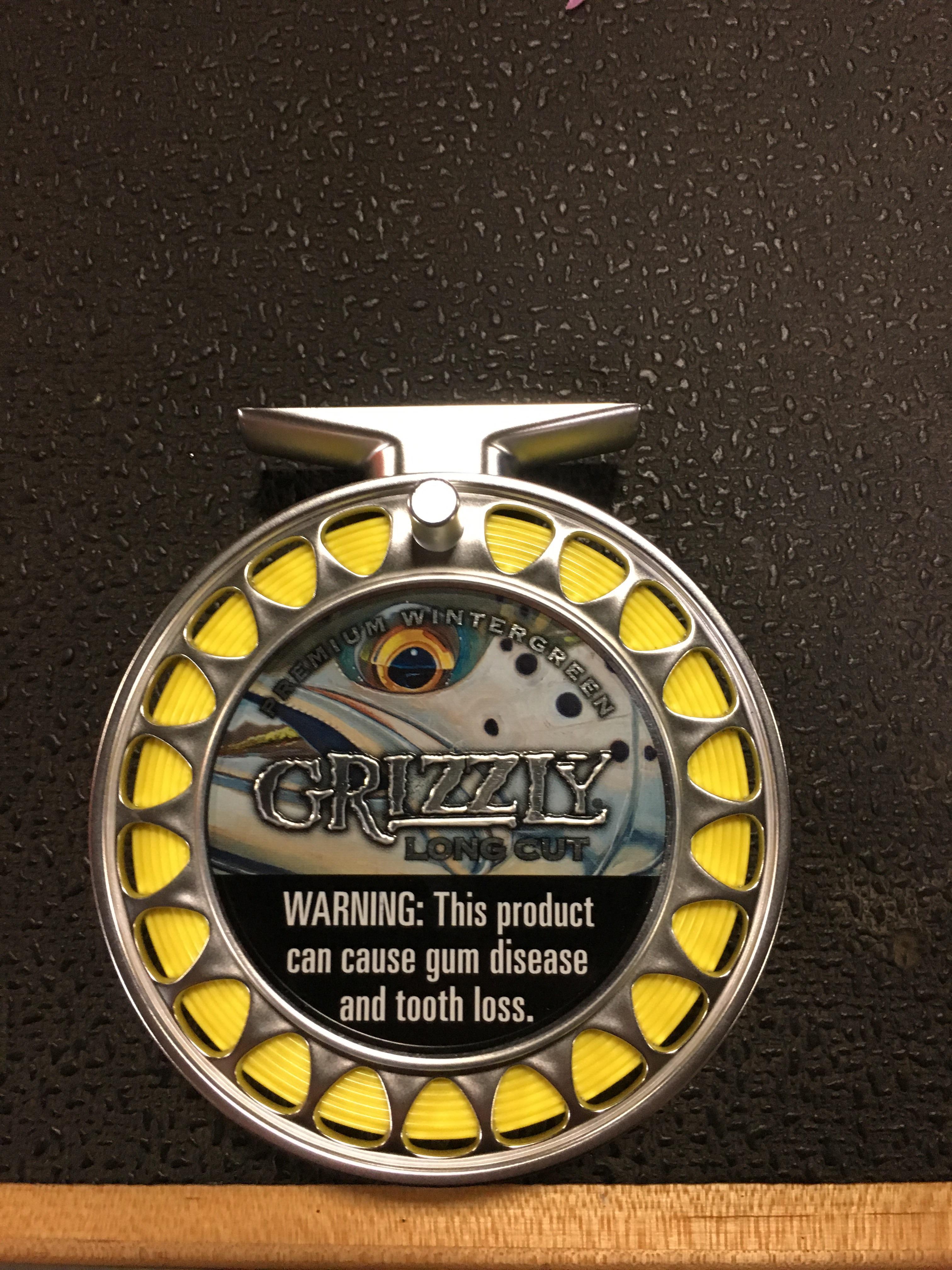 New Grizzly Tobacco Logo - New grizzly can holder