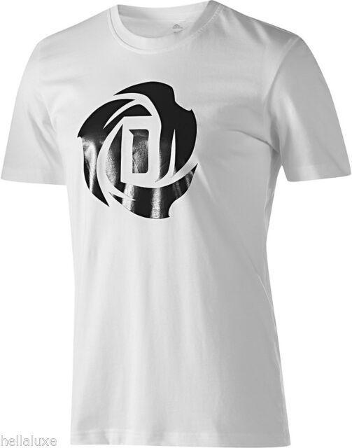 Adidas D Rose Logo - adidas D Rose 3 Logo Basketball Tee-jersey Derrick T Shirt Top Gym ...