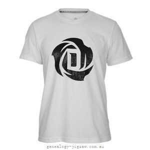 Adidas D Rose Logo - durability White 83637331 - adidas D Rose Logo T-Shirt Rose OR181 ...