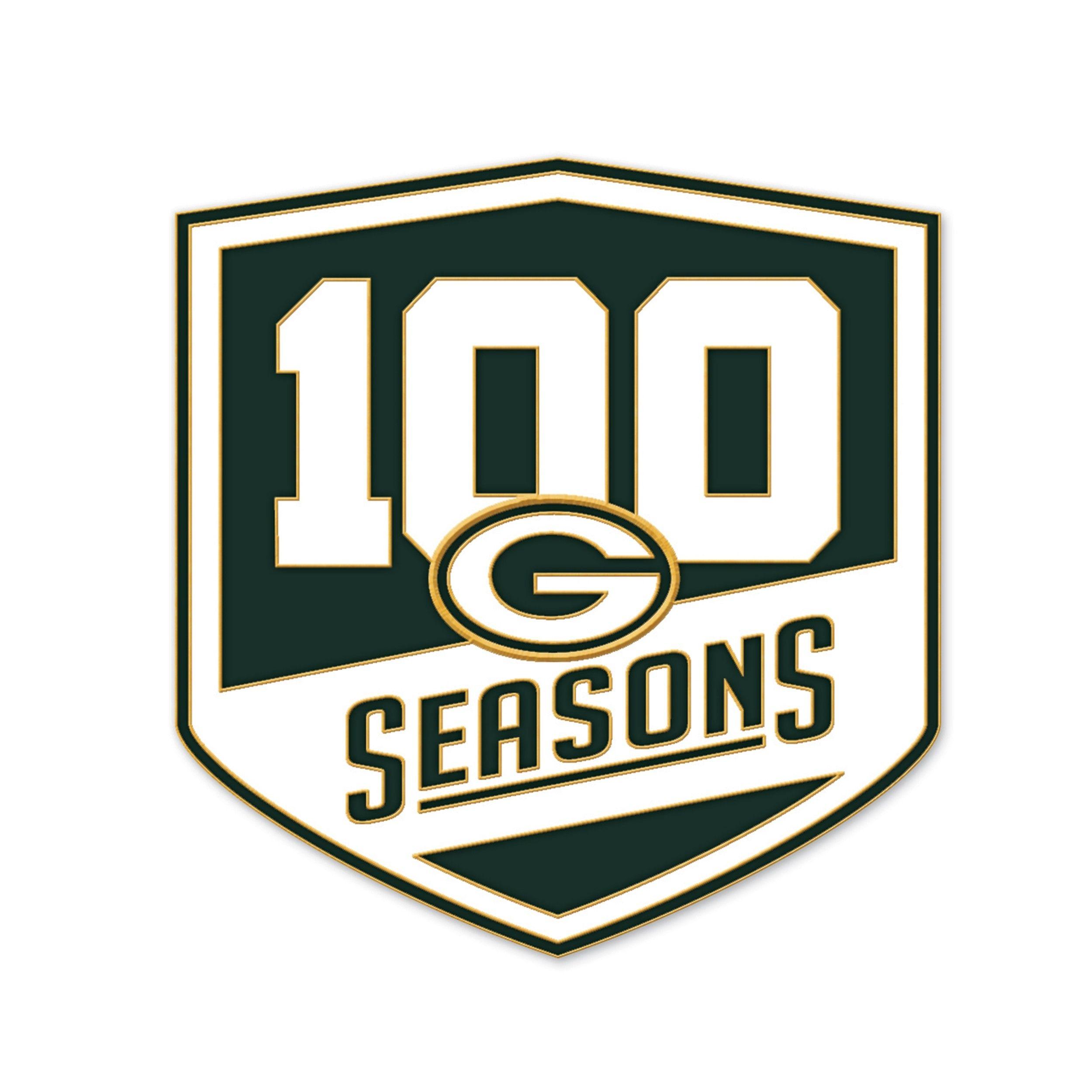 Packers Logo - Green Bay Packers 100 Seasons Logo Pin at the Packers Pro Shop