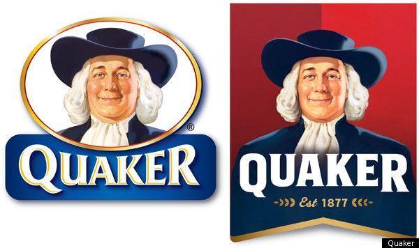 Oatmeal Company Logo - Quaker Oats Man Slims Down | ❤️Ad Mascots❤ ❤ ❤ | Logos ...