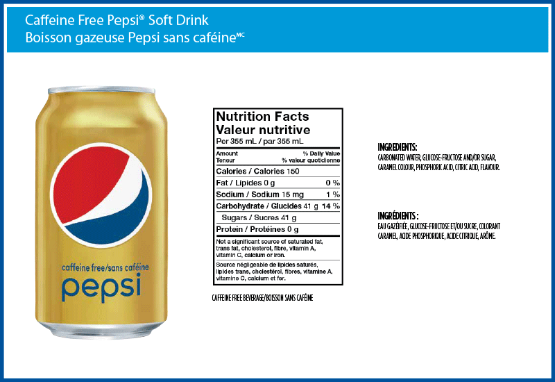 Pepsi Product Logo - PepsiCo Canada Pepsi Cola Brands