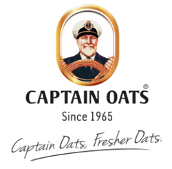 Oatmeal Company Logo - Captain Oats Eazy-Go Skim Milk Instant Oatmeal, Rolled Oats 800g ...