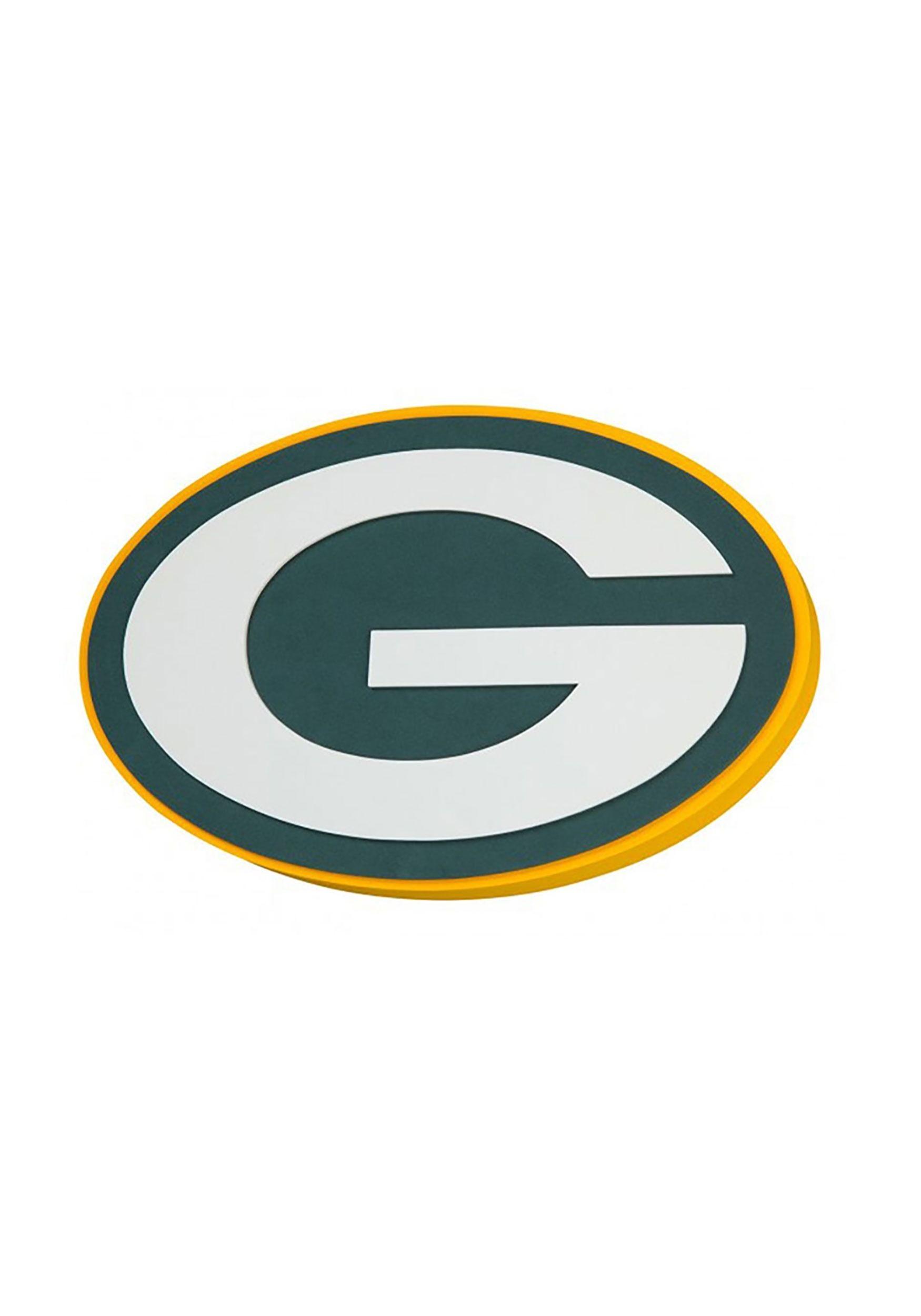 Packers Logo - Green Bay Packers NFL Logo Foam Sign