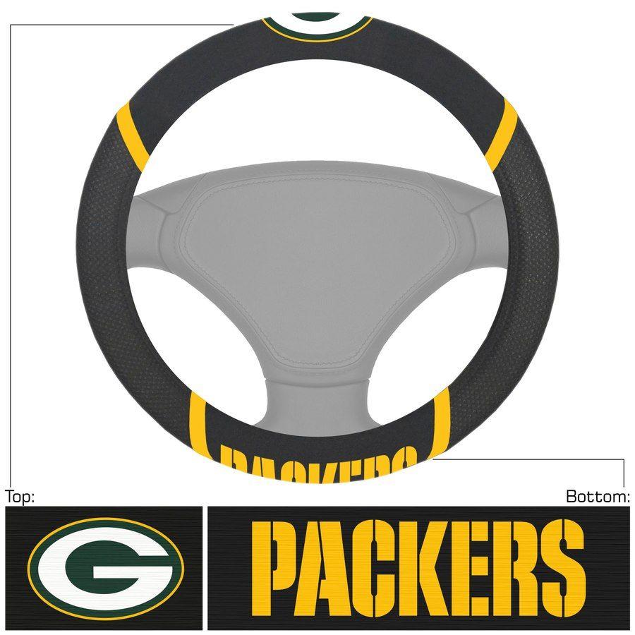 Packers Logo - Green Bay Packers Logo & Wordmark Steering Wheel Cover