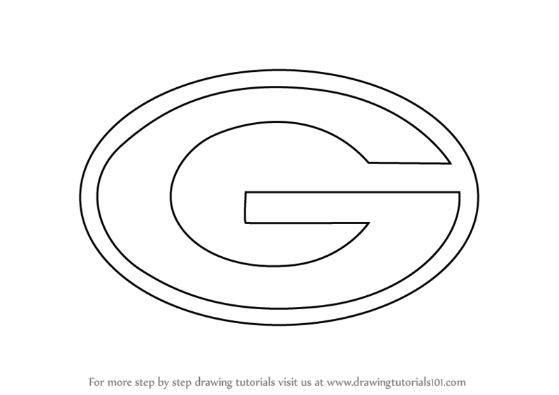 Packers Logo - Learn How to Draw Green Bay Packers Logo (NFL) Step by Step ...