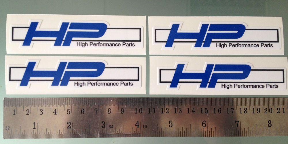 BMW HP Logo - HP Decals / Stickers for BMW S1000RR HP4 Set of 4 100mm Stickers