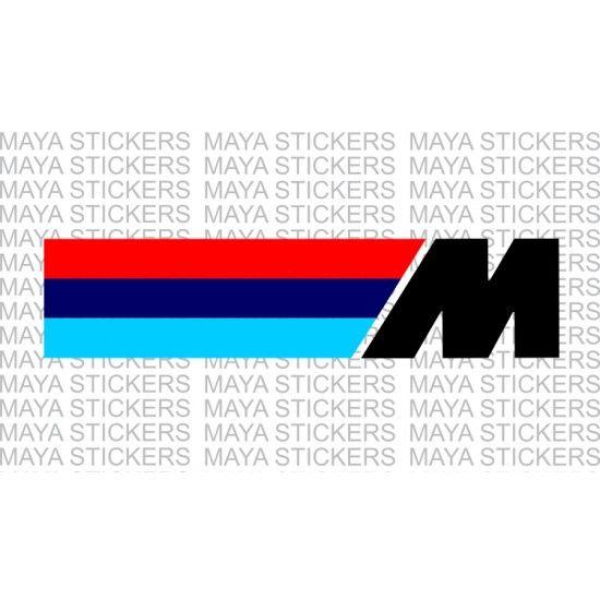 M Power BMW Logo - BMW M power logo with horizontal stripes
