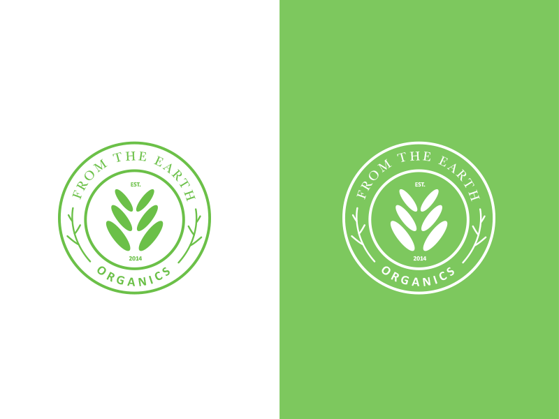 Oatmeal Company Logo - From the Earth Logo by Carlos Sosa | Dribbble | Dribbble