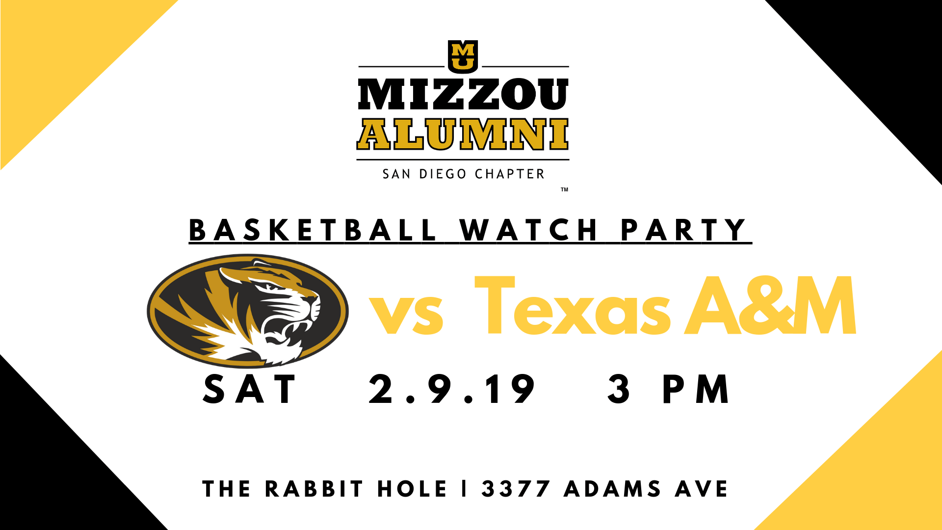 Mu Basketball Logo - Basketball Watch Party- MU vs Texas A&M | Mizzou Alumni Association