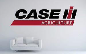 Case Agriculture Logo - Case IH Agriculture Logo Wall Decal Sticker Decor Vinyl Tractor