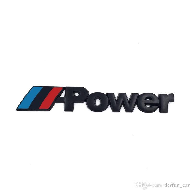 BMW M Power Logo - Metal M POWER MPOWER Logo Car Rear Trunk Badge Decal Emblem