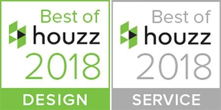 Houzz 2018 Logo - Winner of Two 2018 Houzz Awards: Best Of Design & Best of Service