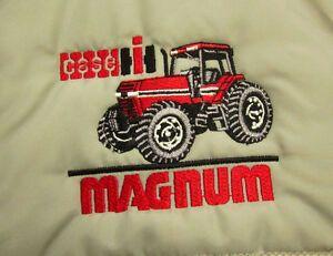 Case Agriculture Logo - CASE IH MAGNUM logo embroidered puffy vest lrg MFD tractor farming
