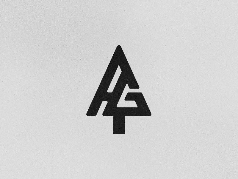Simple Grey Logo - Aspen Grey Logo WIP by Scott Pokrant | Dribbble | Dribbble