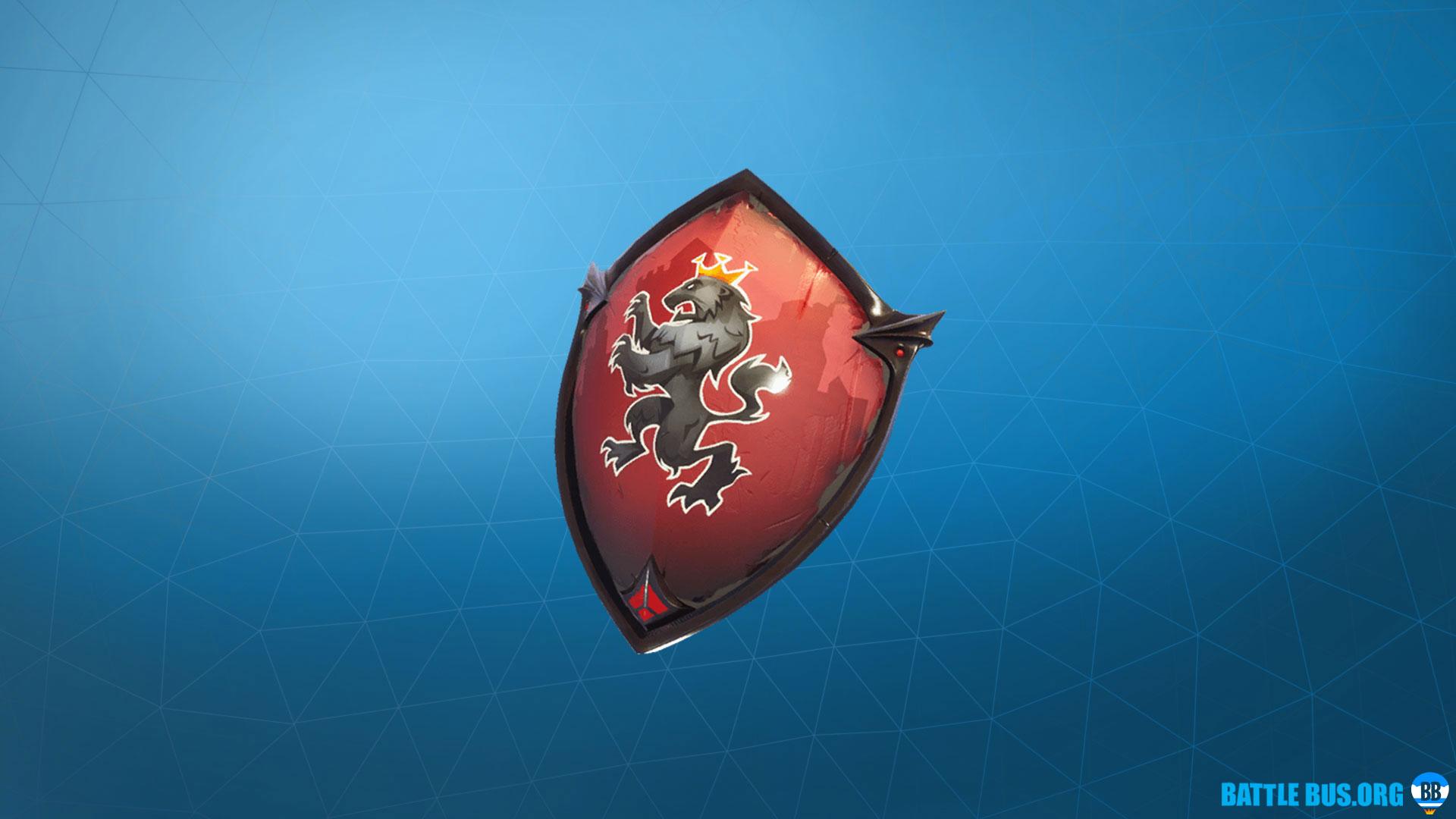 Blue and Red Shield Logo - Red Shield Back bling - Fort Knights Set: full set, HD images