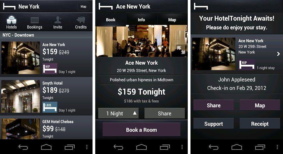 Hotel Tonight App Logo - Best Android apps for finding cheap hotels