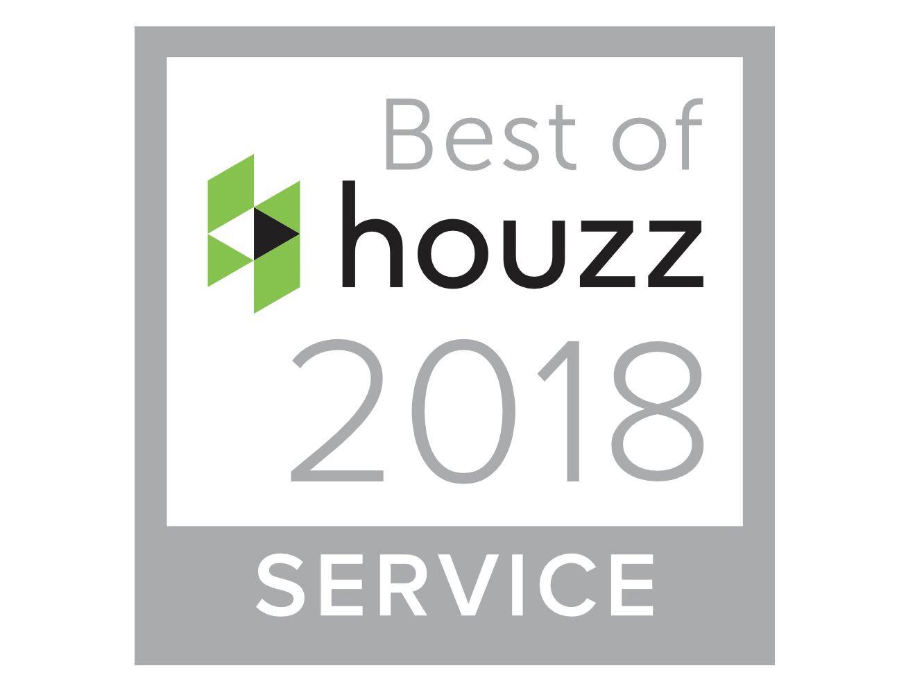 Houzz 2018 Logo - Houzz Best Service Badge 2018
