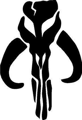 Boba Fett Logo - Bantha Skull - Boba Fett. $3.95, via Etsy. | stuff I like ...