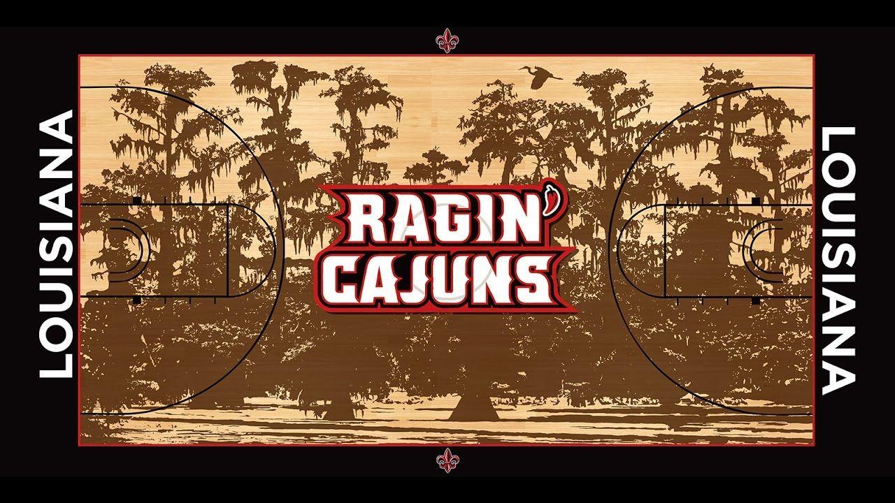 Cajundome Logo - Ragin' Cajuns Basketball Court Build Time-Lapse - YouTube