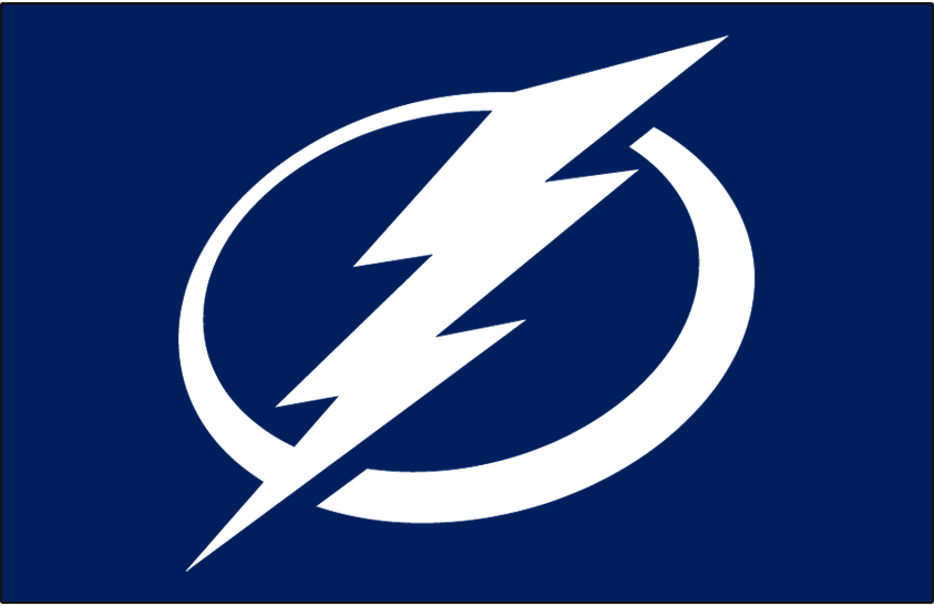 Lightning Bolt through Circle Logo - Tampa Bay Lightning Jersey Logo - National Hockey League (NHL ...