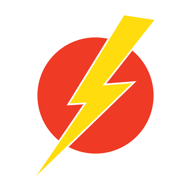 Lightning Bolt through Circle Logo - Lightning Bolt! – Soulay