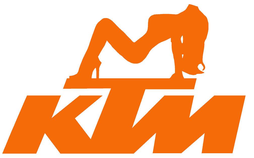 KTM Logo - KTM Girl Logo Decal