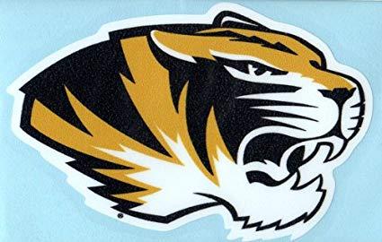 Mizzou Logo - Missouri Tigers MASCOT HEAD LOGO 4 Vinyl Decal MIZZOU