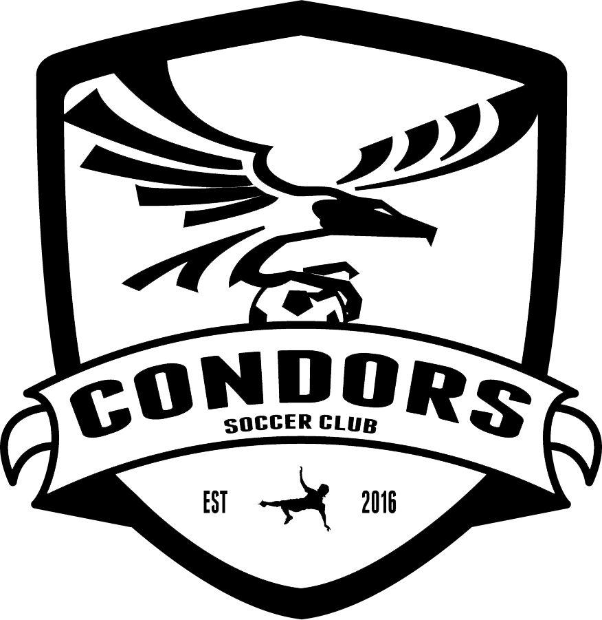Black and White Soccer Club Logo - Condors Soccer Club – Boston, MA