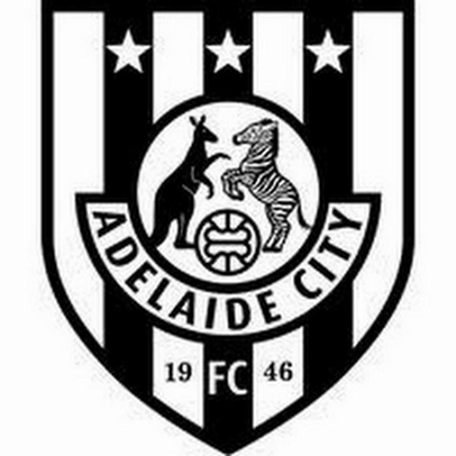 Black and White Soccer Club Logo - Adelaide City Football Club