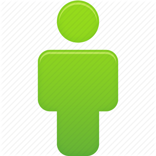Green Person Logo - Account, green, human, male, man, person, profile, user icon