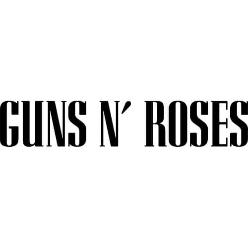 Guns and Roses Band Logo - Guns N Roses Decal Sticker - GUNS-N-ROSES-BAND | Thriftysigns