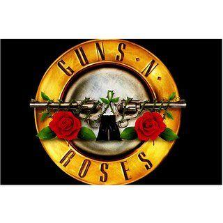 Guns and Roses Band Logo - Buy Posterskart Guns N Roses Music Band Logo Poster (12 x 18 inch ...