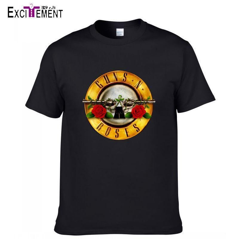 Guns and Roses Band Logo - HOT!!!NEW Guns N' Roses Classic Band Logo Rock Style Music Men Black ...